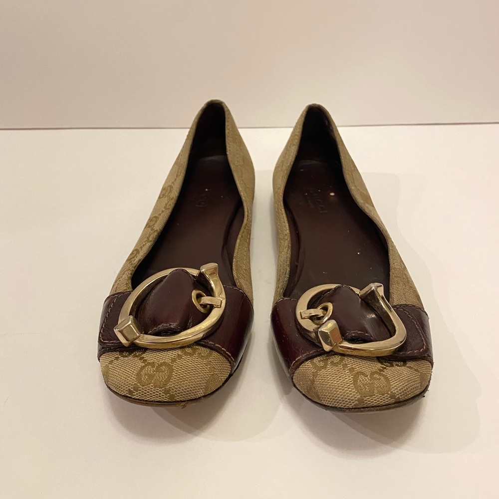 Gucci Monogram Flat
